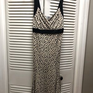 Brown and beige/taupe dress, size medium